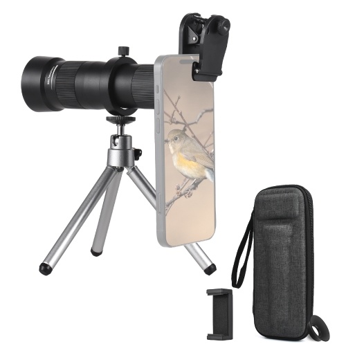 Image of ID 1375547189 38X Metal Monocular Telescope with Tripod Stand and Phone Clip