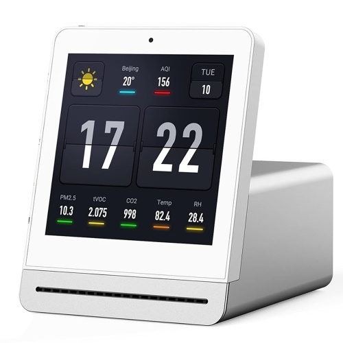 Image of ID 1375547434 QingPing Multifunctional  Air Quality Monitor 2 Temperature And Humidity Monitor Co2 Detector PM25 tVOC Formaldehyde Measuring Device
