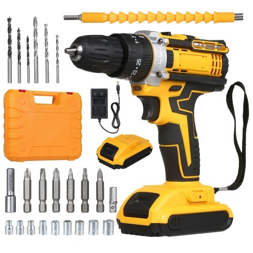 Image of ID 1375547538 Cordless Drill Driver Kits with 2 Battery 21V Hand-held Electric Drill