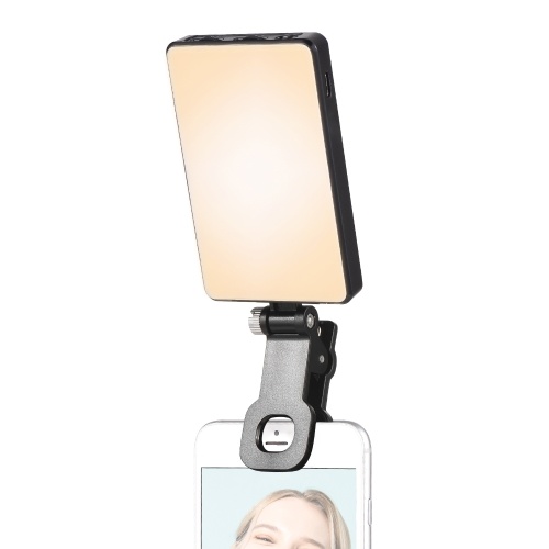 Image of ID 1375547838 Andoer Pocket LED Video Light with Screen Clip Computer Tablet Mobile Phone Video Conference Light Clip-on Fill Light