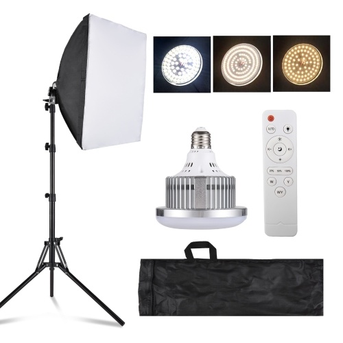 Image of ID 1375548098 Andoer Studio Photography Light Kit Softbox Lighting Set