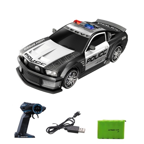 Image of ID 1375548104 1/12 24GHz Remote Control Race Car Remote Control Police Car with Light