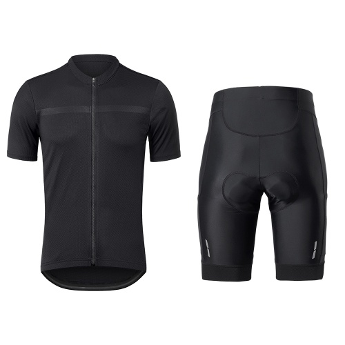 Image of ID 1375548236 Arsuxeo Men's Bike Clothing Set Short Sleeve Breathable Cycling Jersey with Quick Dry Elastic Cycling Shorts