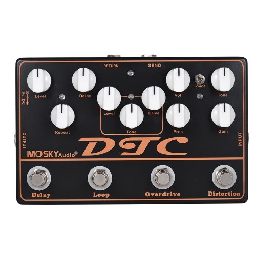 Image of ID 1375548395 MOSKY DTC 4-in-1 Electric Guitar Effects Pedal