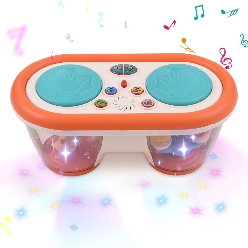 Image of ID 1375548422 Electric Music Drum 855-161C Color Change Night Light Drum Multifunctional Clapping Drum Percussion Instrument