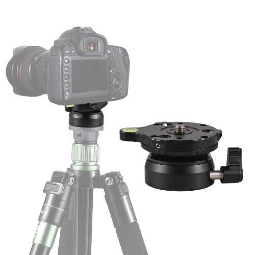 Image of ID 1375548446 Tripod Leveling Base Photography Camera Tripod Head with 1/4 Inch Mounting Screw