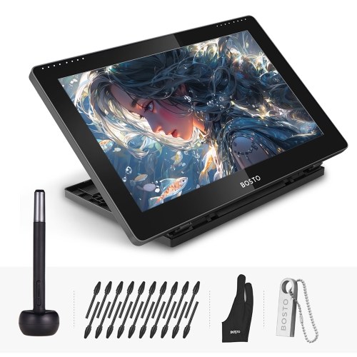 Image of ID 1375548514 BOSTO 16HD 156 Inch IPS Graphics Drawing Tablet Display Monitor