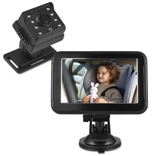 Image of ID 1375548591 1080P Baby Car Camera Baby Car Monitor Backseat Camera for Kids with Car Charger Camera Bracket