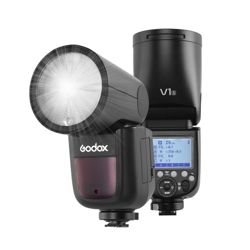 Image of ID 1375549507 Godox V1S Professional Camera Flash Speedlite Speedlight Round Head Wireless 24G Fresnel Zoom