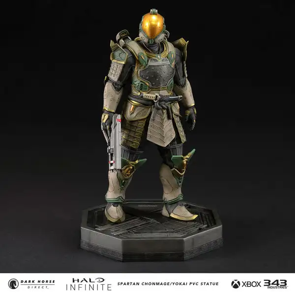 Image of ID 1377654271 Halo Infinite: Spartan Chonmage/Yokai PVC Statue (Dark Horse Direct)