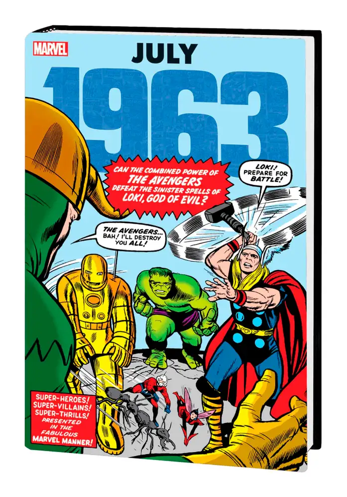 Image of ID 1378022843 Marvel July 1963 Omnibus HC Kirby Avengers Cover Dm Only