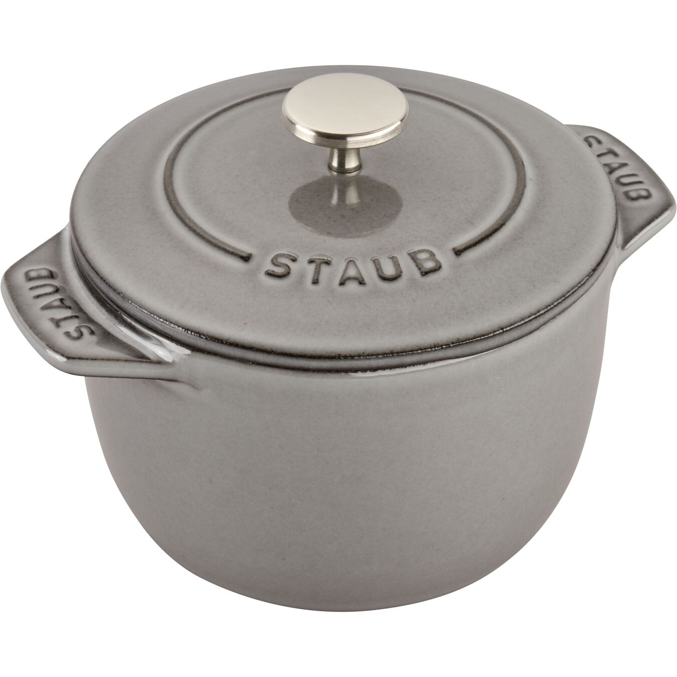 Image of ID 1379679392 Staub Cast Iron Petite Oven 075 qt Graphite Grey