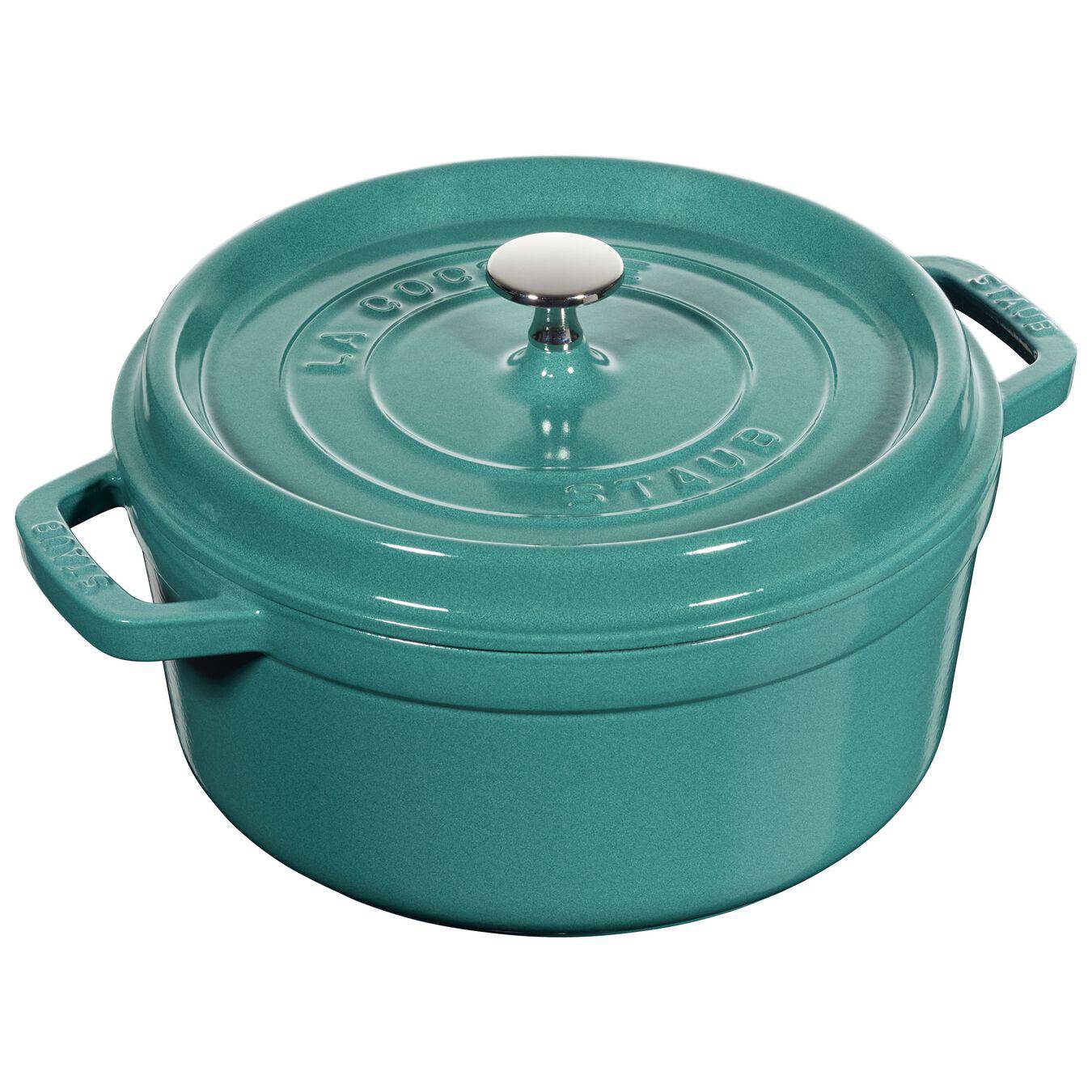 Image of ID 1379679423 Staub Oven Round Cocotte 4-qt Turquoise