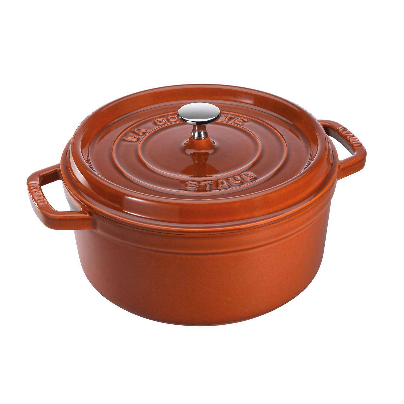 Image of ID 1379679424 Staub Oven Round Cocotte 4-qt Burnt Orange