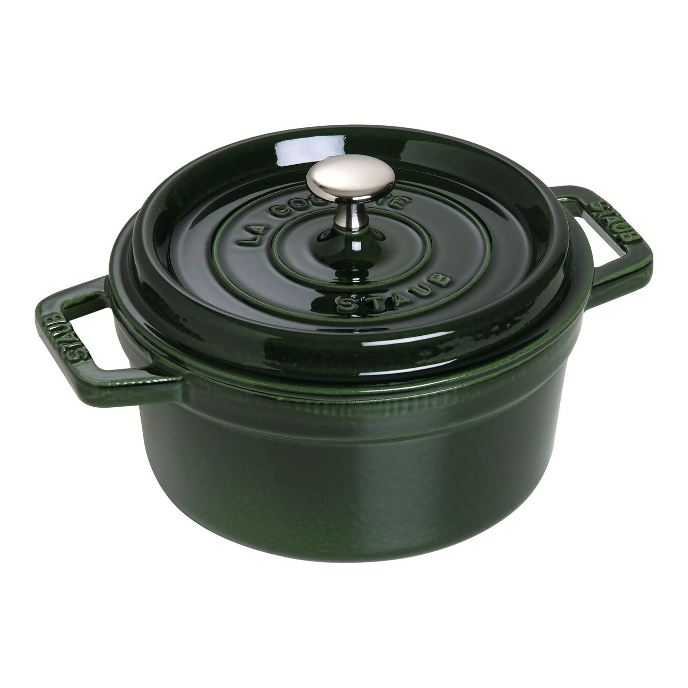 Image of ID 1379679430 Staub Cast Iron Round Cocotte Oven 275-qt Basil