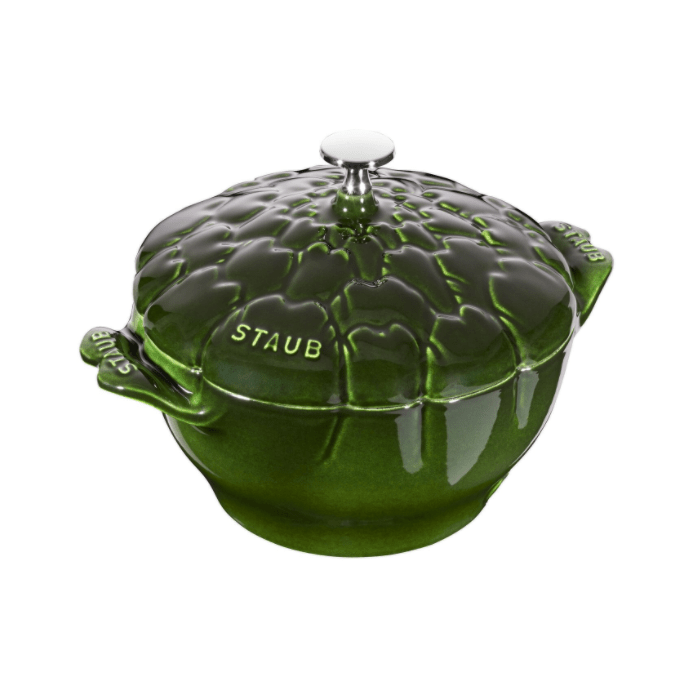 Image of ID 1379680058 Staub Artichoke Cast Iron Cocotte 3-qt Basil