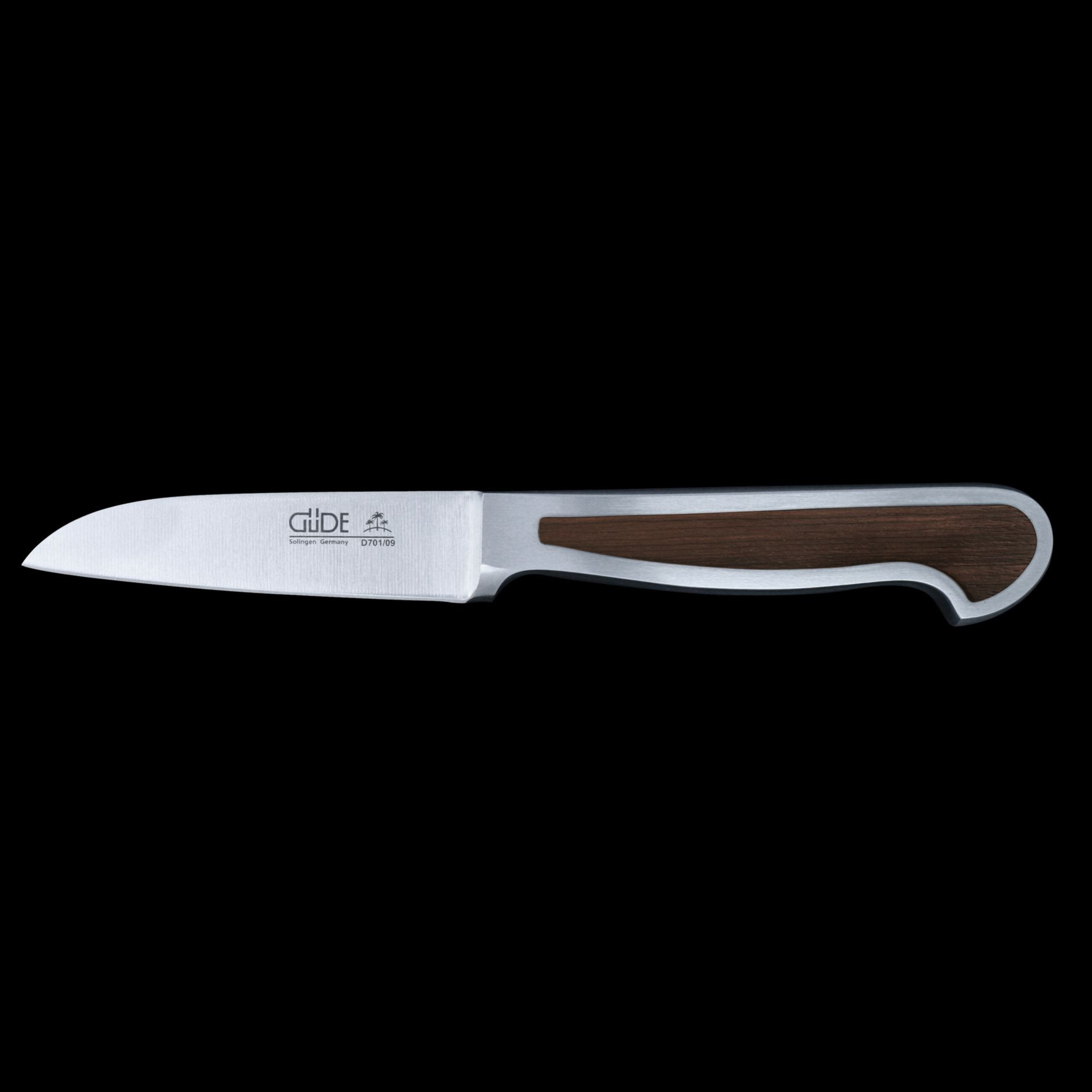 Image of ID 1379680222 Gude Delta Utility Knife With African Black Wood Handle 3-In