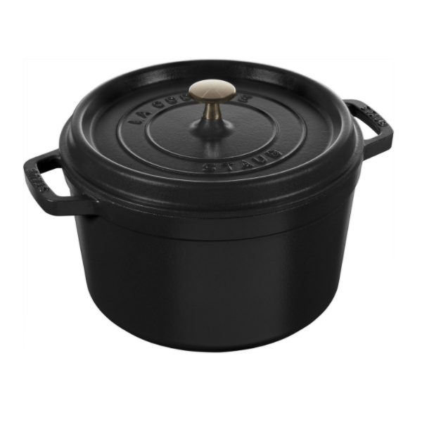 Image of ID 1379680267 Staub Tall Round Cocotte 5-qt Matte Black