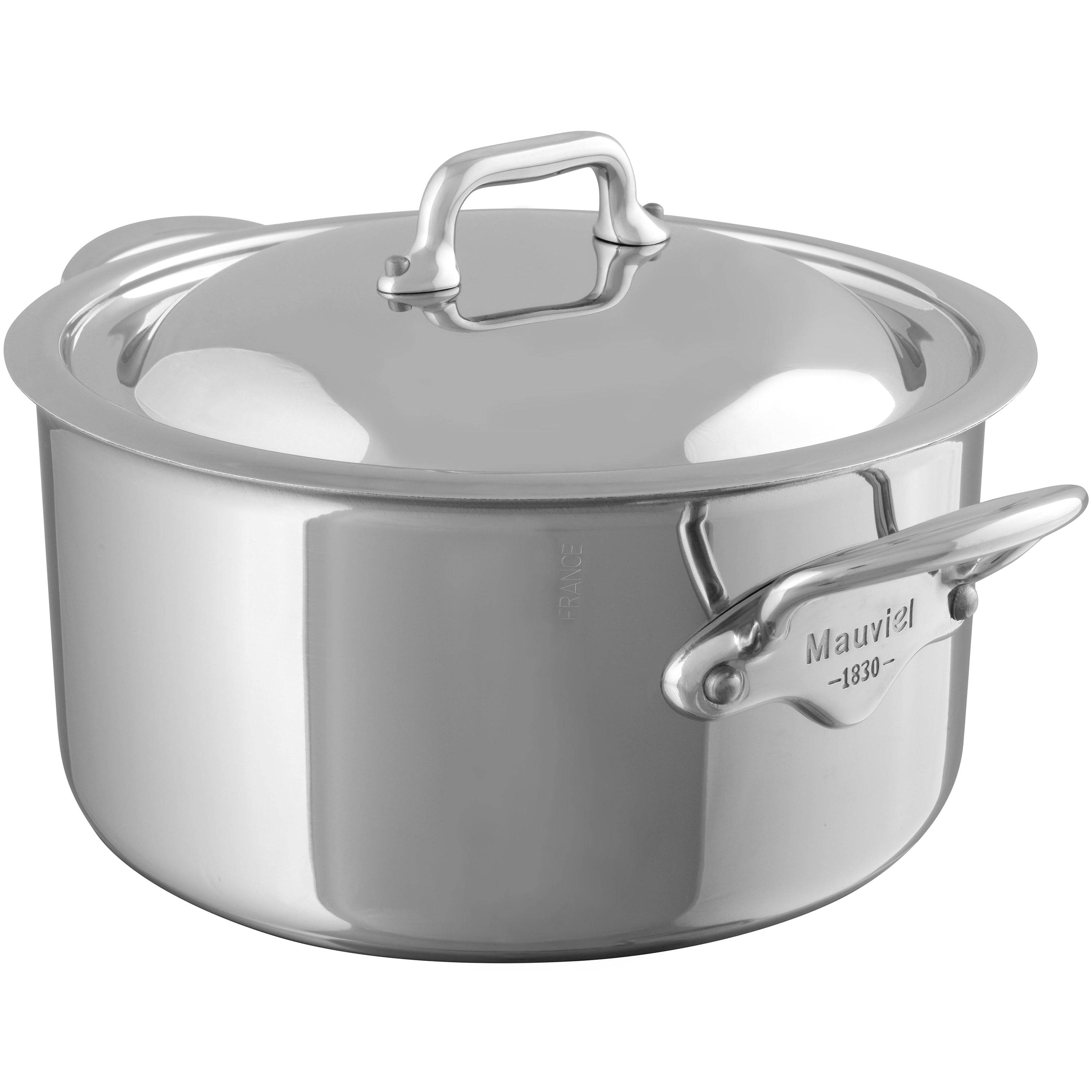 Image of ID 1379681532 Mauviel M'Cook 5-Ply Cocotte With Lid 92-qt