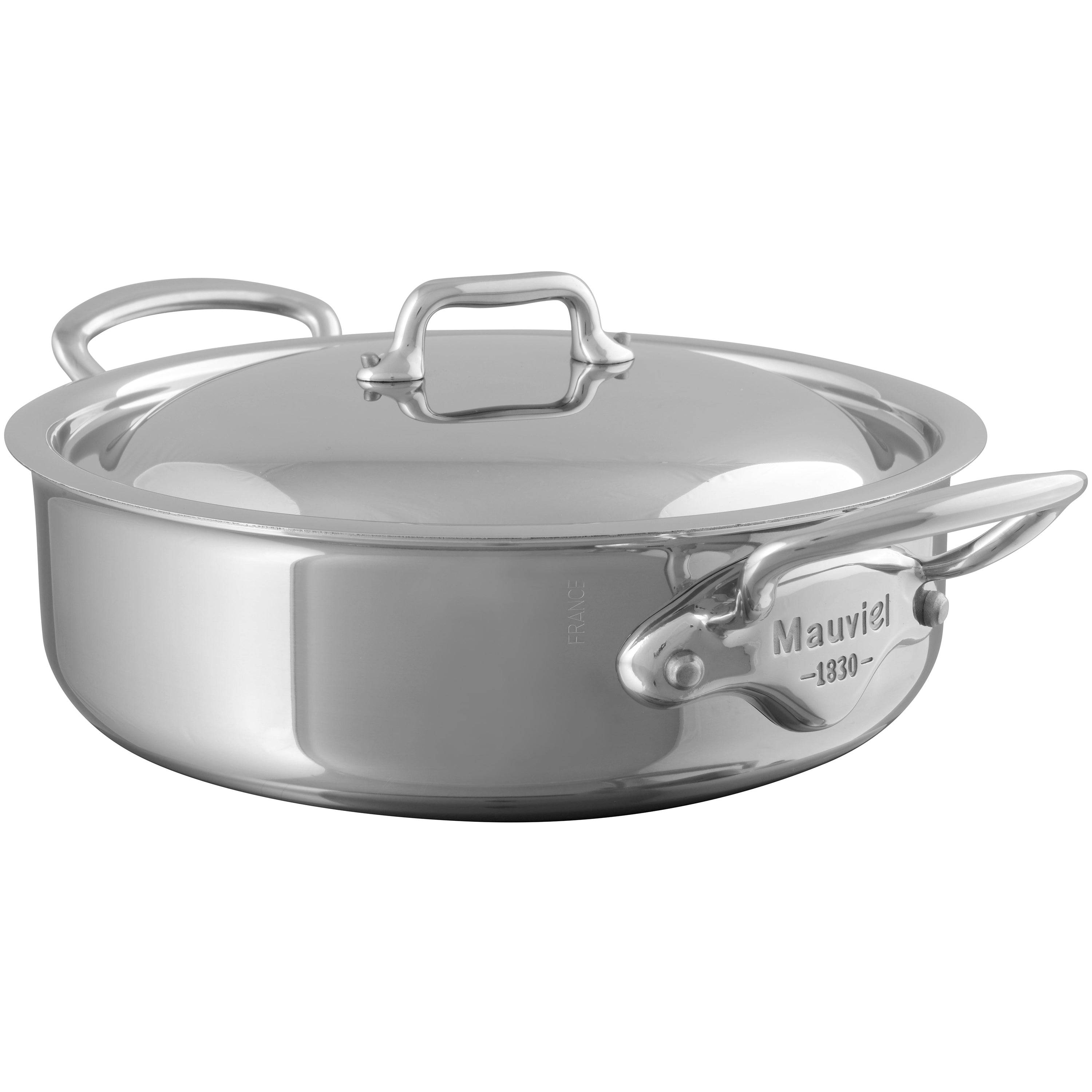 Image of ID 1379681553 Mauviel M'Cook 5-Ply Rondeau With Lid 6-qt