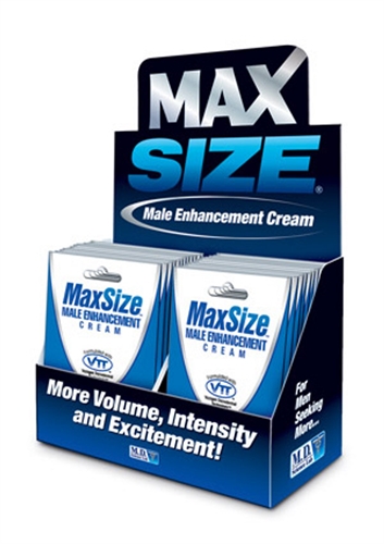 Image of ID 1381398210 Max Size Gel Topical - 24 Packets Display