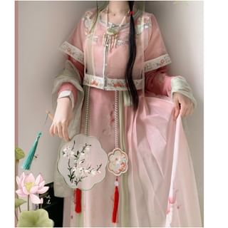 Image of ID 1382462474 Floral Hanfu Costume Set