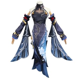 Image of ID 1382524137 Genshin Impact Shenhe Cosplay Costume Set