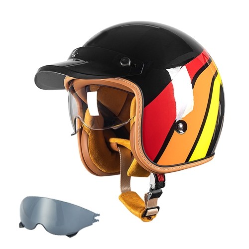 Image of ID 1384744475 Motorcycle Half Helmet Open Face Motorcycle Helmet