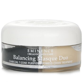 Image of ID 23217323301 EminenceBalancing Masque Duo: Charcoal T-Zone Purifier & Pomelo Cheek Treatment - For Combination Skin Types 60ml/2oz