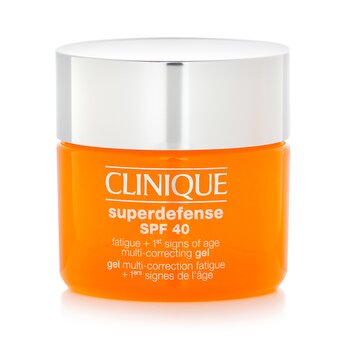 Image of ID 25221380401 CliniqueSuperdefense SPF 40 Fatigue + 1st Signs Of Age Multi-Correcting Gel 50ml/17oz