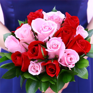 Image of ID 495070312 6 Bridal Bouquets Red Roses