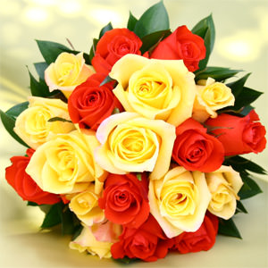 Image of ID 495070485 6 Bridal Bouquets Yellow Roses