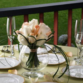 Image of ID 495070503 3 Wedding Centerpieces Roses