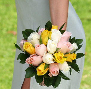 Image of ID 495070510 3 Bridal Bouquets Yellow Roses