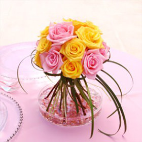 Image of ID 495070517 3 Wedding Centerpieces Roses
