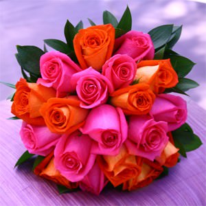 Image of ID 495070529 3 Bridal Bouquets Orange Roses