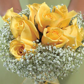 Image of ID 495070827 3 Bridal Bouquet Yellow Roses