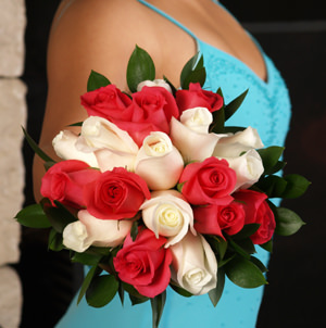 Image of ID 495070856 6 Bridal Bouquets Pink Roses