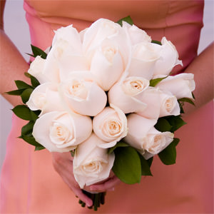 Image of ID 495070878 6 Bridal Bouquets Ivory Roses