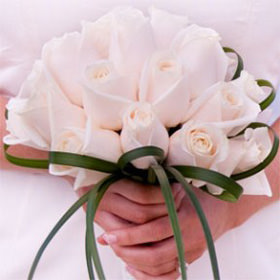 Image of ID 495071198 Ivory Roses Bridal Bouquet