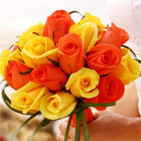 Image of ID 495071239 Yellow Roses Bridal Bouquet