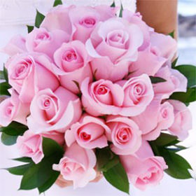 Image of ID 495071300 Pink Roses Bridal Bouquet