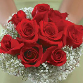 Image of ID 495071362 6 Bridal Bouquet Red Roses