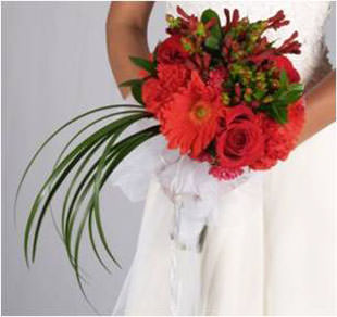 Image of ID 495071410 Premium Red Bridal Bouquet
