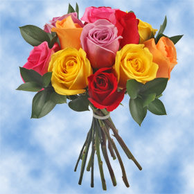 Image of ID 687577035 9 Bouquets Roses & Fillers