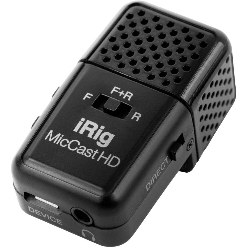 Image of IK Multimedia iRig Mic Cast HD Clip Mobile phone microphone Transfer type (details):Corded incl cable