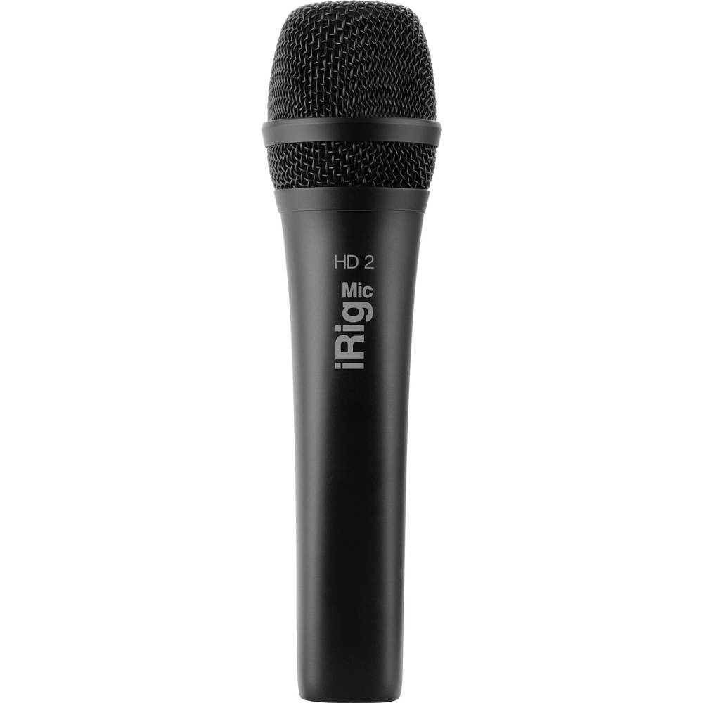 Image of IK Multimedia iRig Mic HD 2 Mobile phone microphone Transfer type (details):Corded incl cable incl bag incl stand