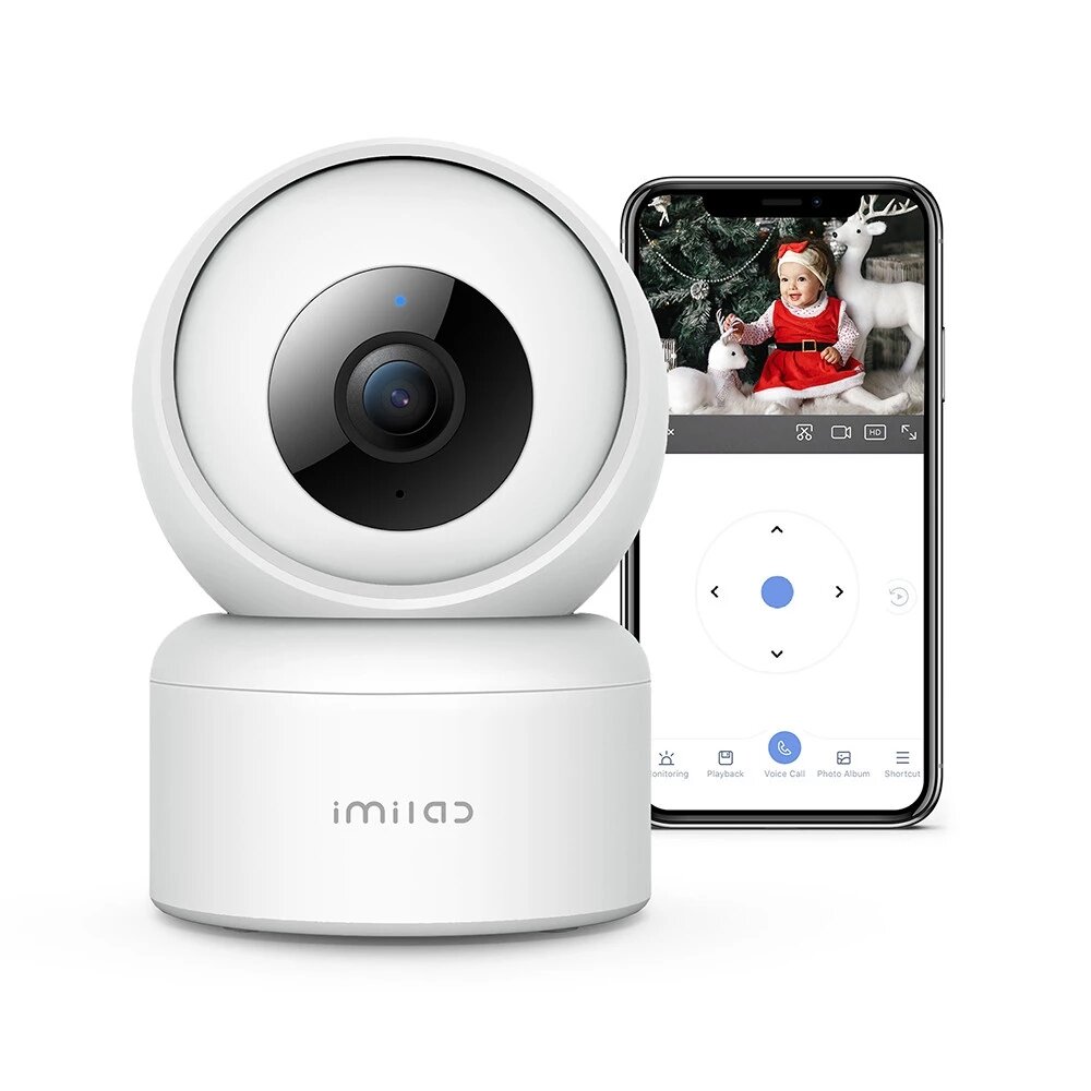 Image of IMILAB C20 Pro 1296P WiFi Camera Night Vision Indoor Smart Home Security Video Surveillance Camera Baby Monitor Webcam