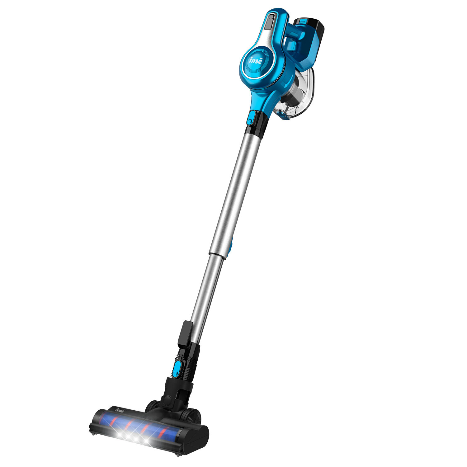 Image of INSE S6 Cordless Vacuum Cleaner 23KPa Suction Power 120000RPM 2 Cleaning Modes 6 Stages High-Efficiency Filtration Syste