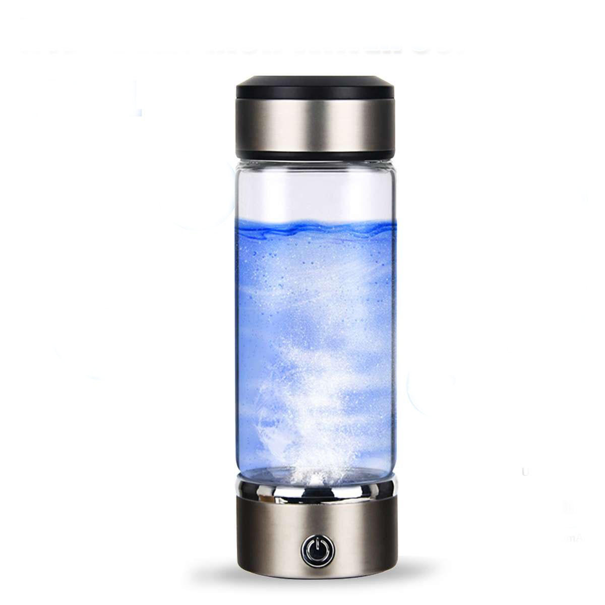 Image of IPRee® 420ml Titanium Hydrogen-Rich Water Bottle USB Ionizer Antioxidants Maker Drining Cup